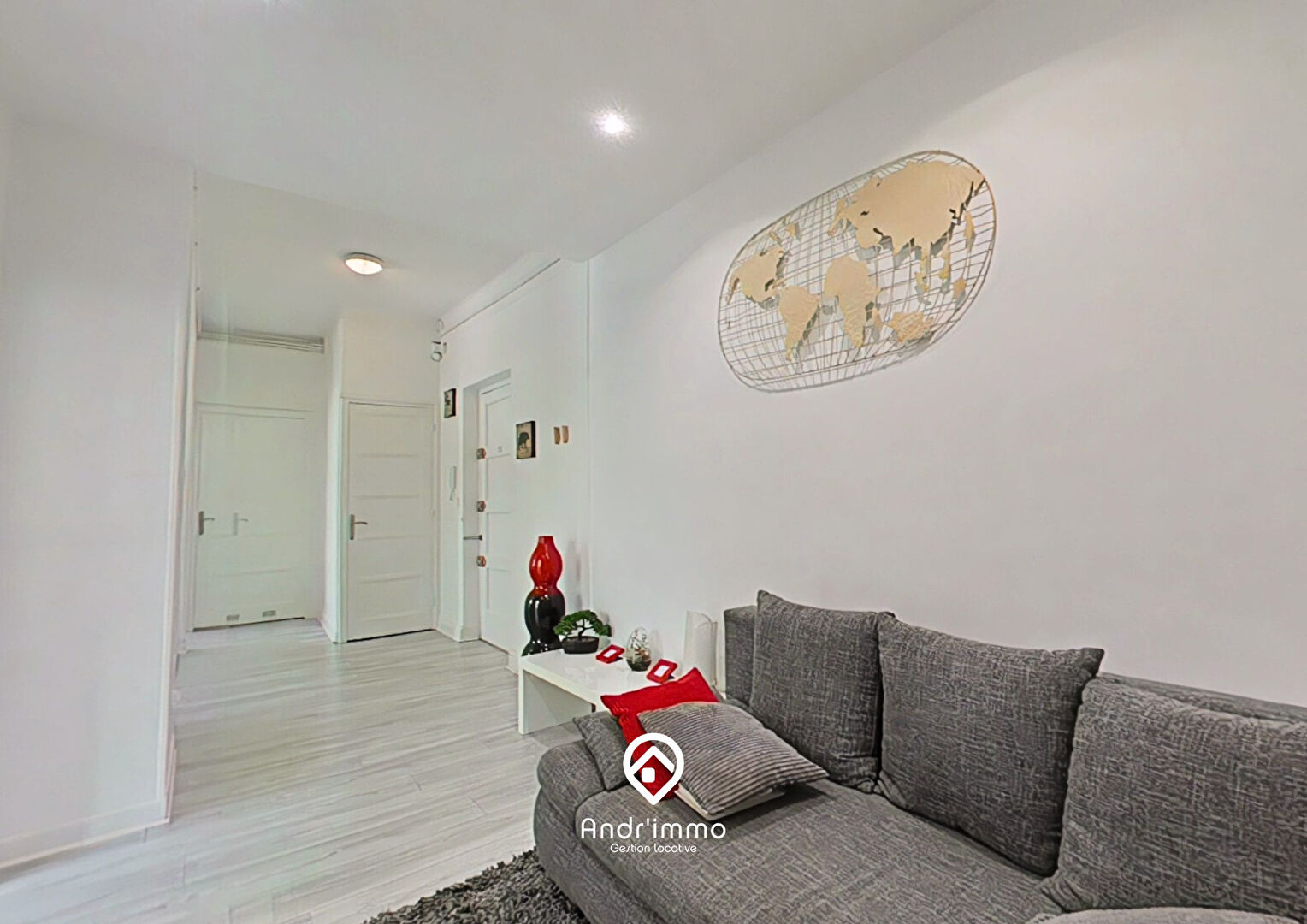 VERLAINE – T3 meublé 52m² avec balcon – VILLEURBANNE Gratte-Ciel