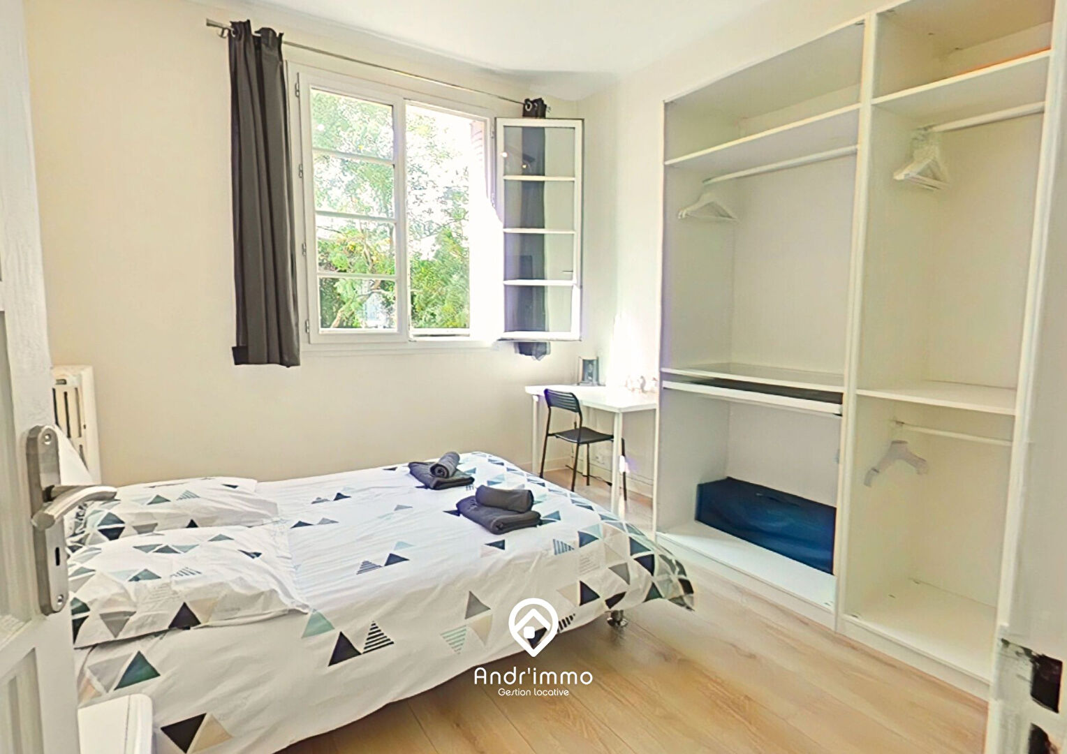 VERLAINE – T3 meublé 52m² avec balcon – VILLEURBANNE Gratte-Ciel