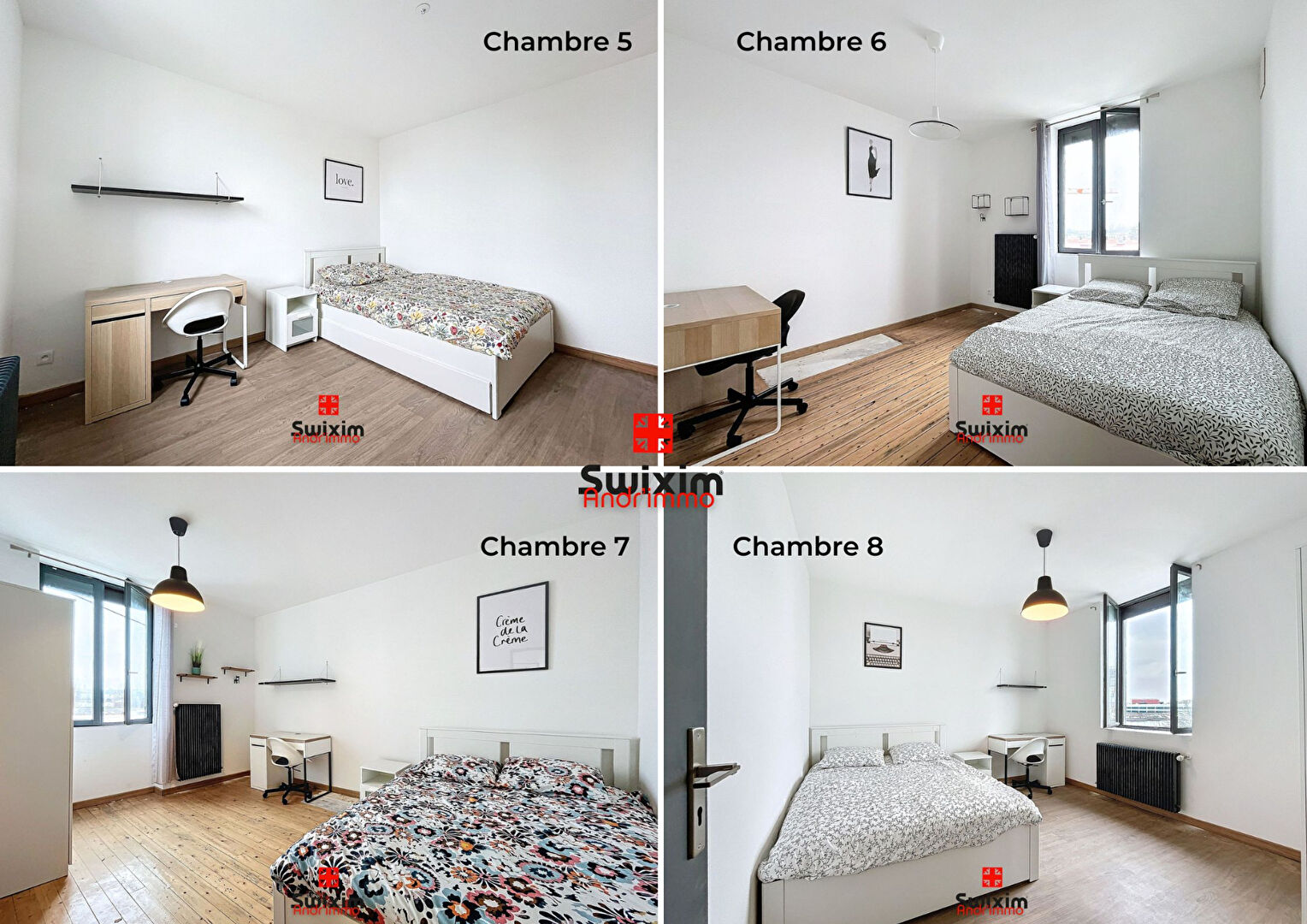 CASA FRATELLI – Chambre à louer dans maison 9 pièces 210m² (285.00m² au sol) avec jardin et stationnement – IRIGNY 69540