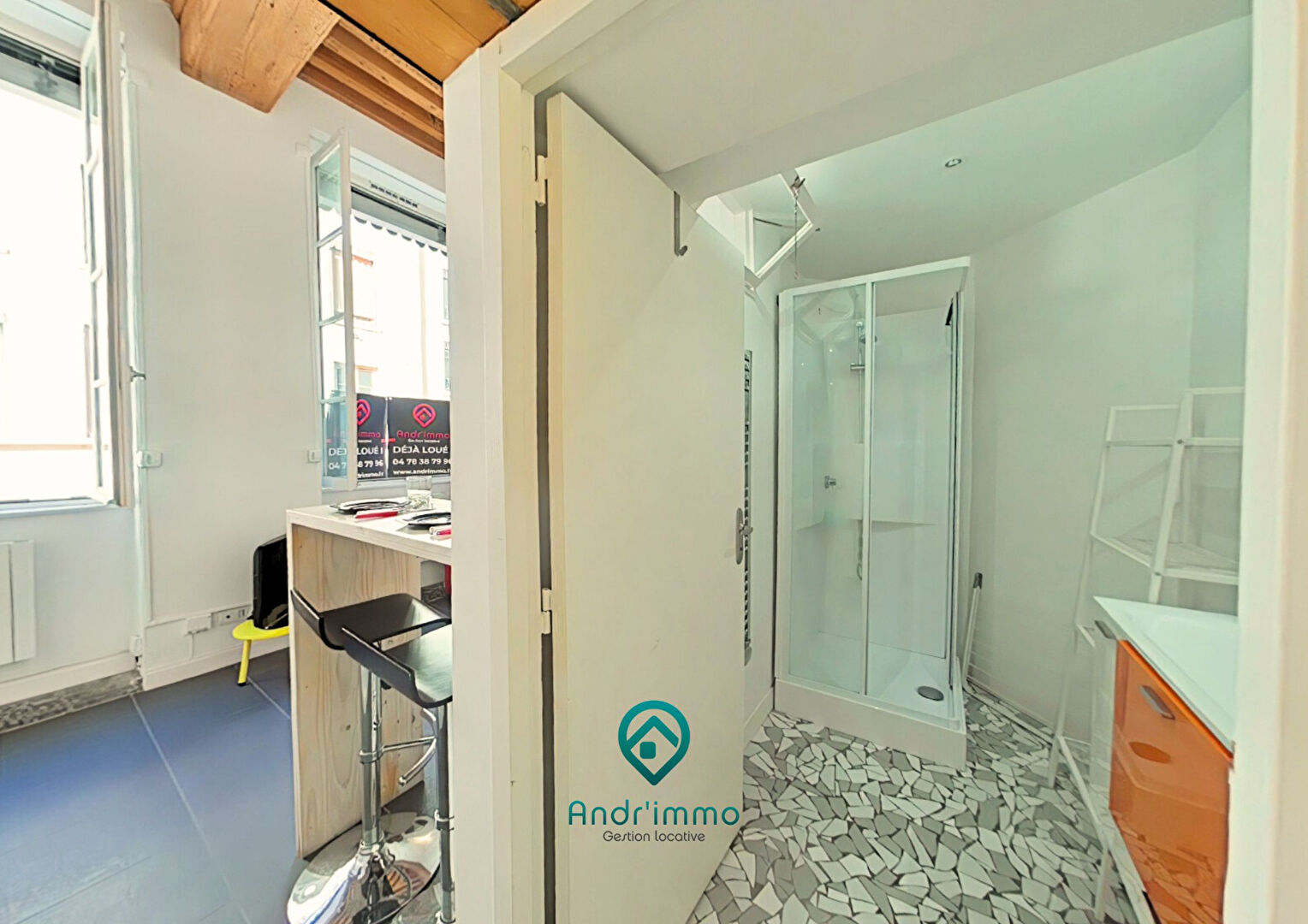 PLATANE – Studio meublé 25m²  – LYON 01 CHARTREUX