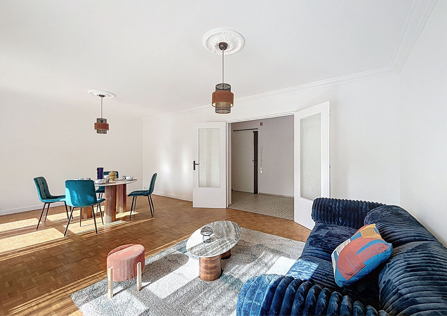 TOLSTOI 163 – T3 meublé de 94m² avec balcons, cave et garage – VILLEURBANNE-GRAND CLEMENT