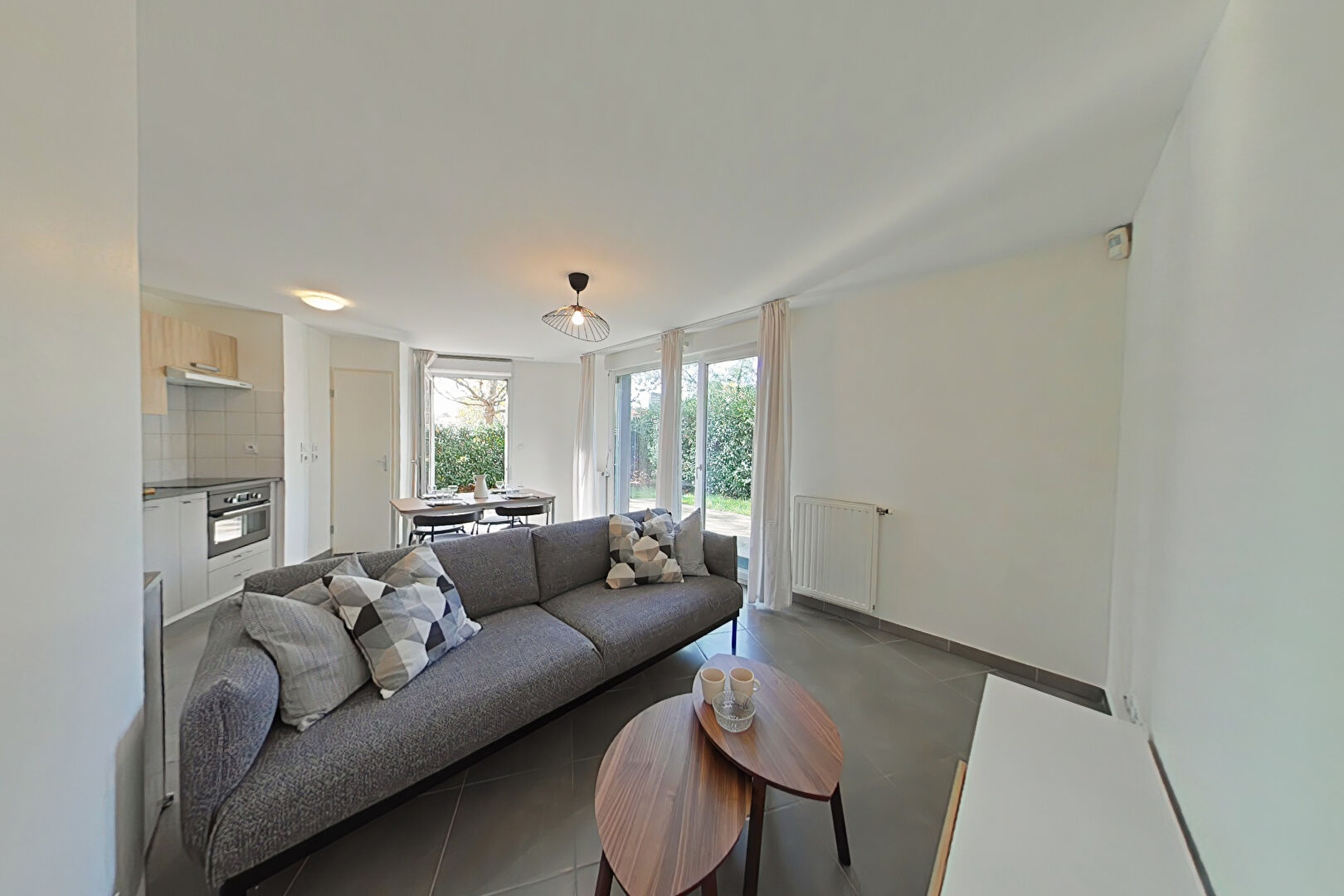 URBAN CITY A04 – Appartement 2 pièces meublé avec jardin  – MEYZIEU