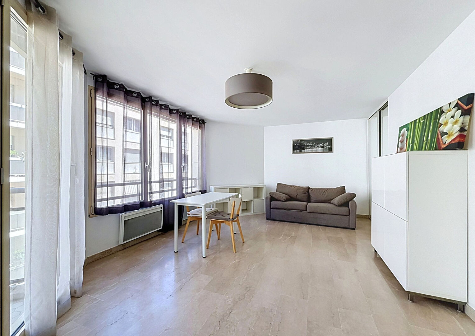 LE CARRÉ HAUSSMANN – Studio 37.38m² meublé avec balcon et Cave – LYON 03
