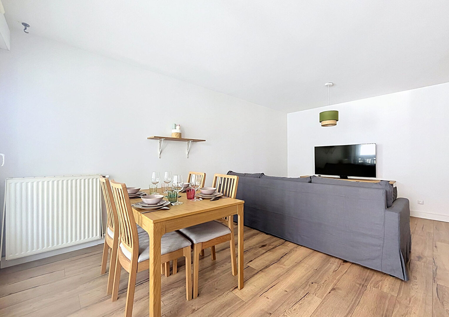 NOUVEAU MONDE – T3 meublé de 63.38m² avec loggia et box sécurisé – LYON 07 – Jean Macé