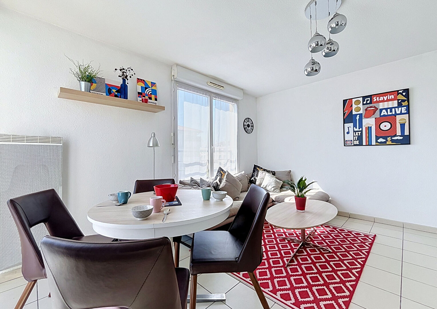 ALLEES VENISSIANES – T3 meublé de 57.98m² avec stationnement en sous-sol et terrasse – VENISSIEUX