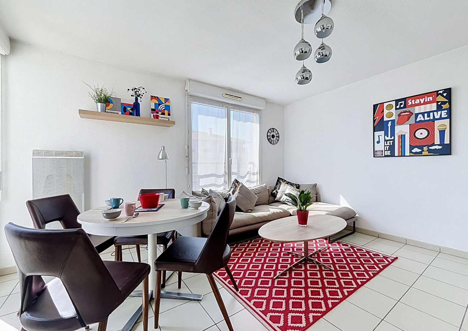ALLEES VENISSIANES – T3 meublé de 57.98m² avec stationnement en sous-sol et terrasse – VENISSIEUX