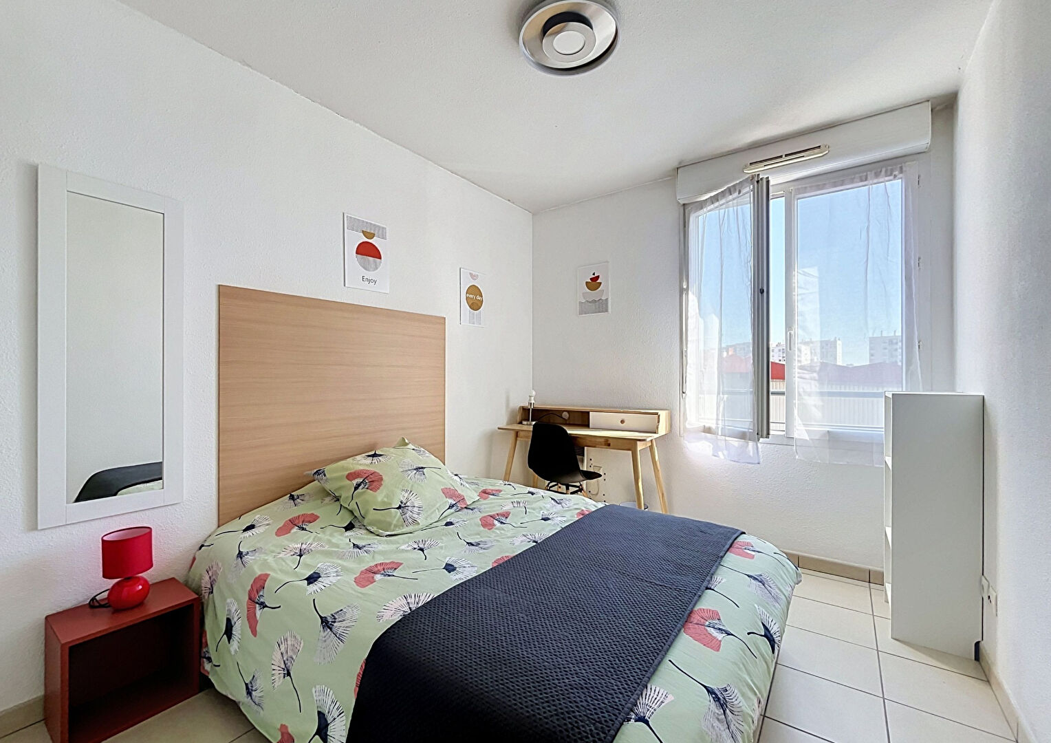 ALLEES VENISSIANES – T3 meublé de 57.98m² avec stationnement en sous-sol et terrasse – VENISSIEUX