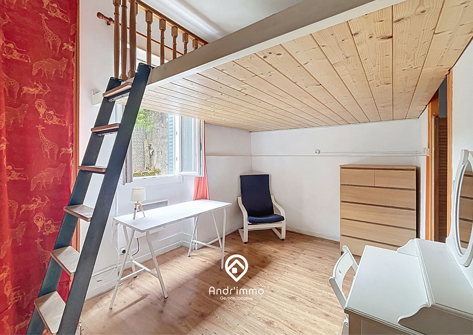 FEUILLAT – T2 meublé de 44.82m² – SANS SOUCIS