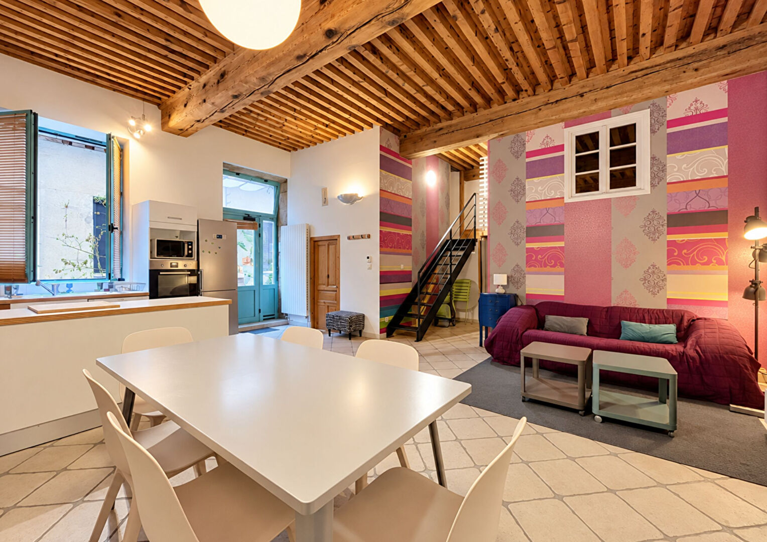 ATELIER – T3bis meublé de 54.28m² carrez et 74.71m² au sol – CROIX ROUSSE